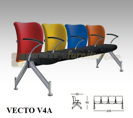 Panen Raya Furniture Kursi Tunggu IndachiI VECTO V 4 A