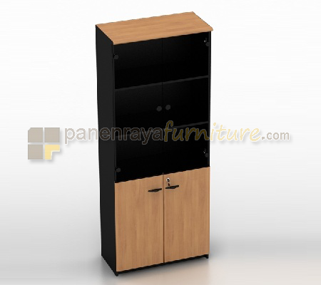 Panen Raya Furniture Lemari Arsip Modera CHC 9423 Cherry 80x41x200