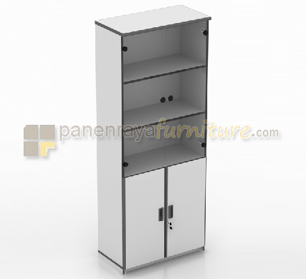Panen Raya Furniture Lemari Arsip Modera HC 478 Grey 80x41x176