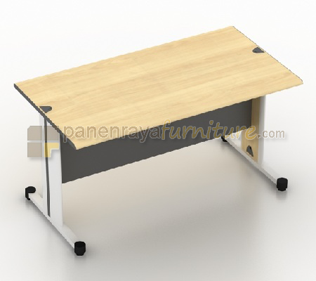 Panen Raya Furniture Meja Kantor Modera SOD 7512 Maple 120x75x75