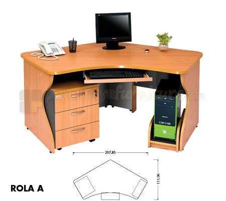 Panen Raya Furniture MEJA KANTOR STAFF ATAU MANAGER ARKADIA ROLA A