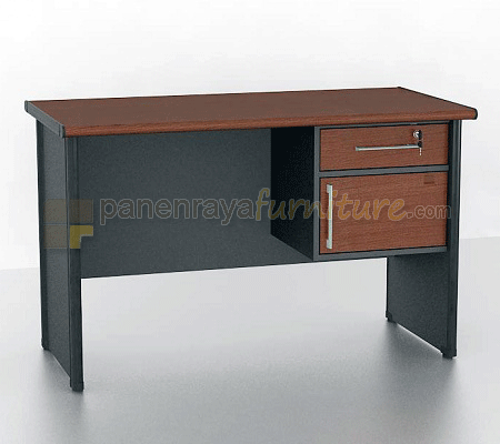 Panen Raya Furniture MEJA KANTOR VIP MS 501 Cherry 120x60