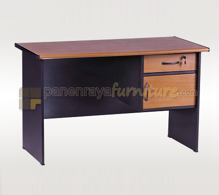 Panen Raya Furniture MEJA KANTOR VIP MV 501 A Teakwood 120x60