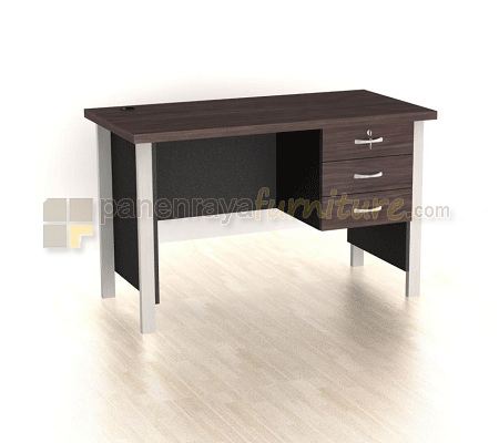 Panen Raya Furniture MEJA KANTOR VIP MM 300 Wenge Black 100x50