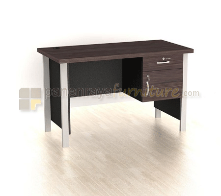 Panen Raya Furniture MEJA KANTOR VIP MM 501 Wenge Black 120x60
