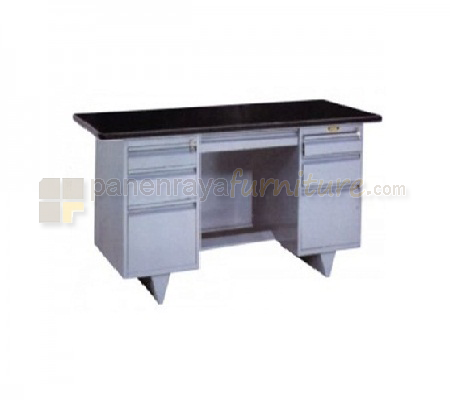Panen Raya Furniture Meja Kantor Brother B 802 Grey 160x75x70