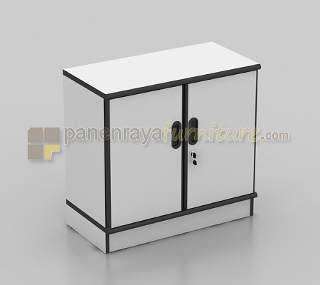 Panen Raya Furniture Lemari Arsip UNO UST 1388B Grey 79x40x75