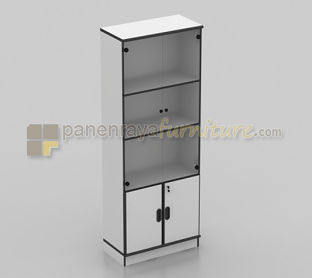 Panen Raya Furniture Lemari Arsip UNO UST 1580C Grey 79x40x200