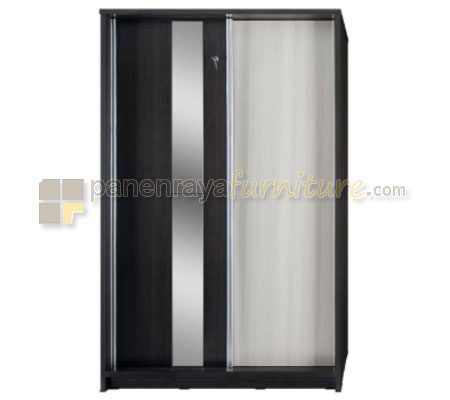 Panen Raya LEMARI PAKAIAN 2 PINTU SLIDING ACTIV SLIDE 211 ZALKOVA-TA