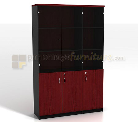 Panen Raya Furniture Lemari Arsip Tinggi Expo MTB 3186 N Mahogani 120x40x203