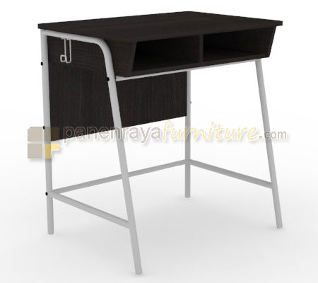 Panen Raya Furniture Meja Sekolah Expo MSD 5127 Dark Oak-Silver 70x50x75