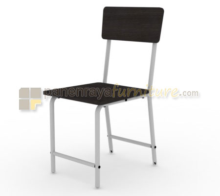 Panen Raya Kursi Sekolah Expo MSR 5128 Dark Oak-Silver 40x50x82