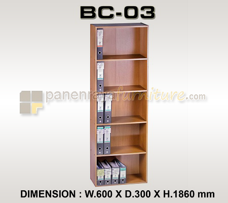 Panen Raya Furniture RAK BUKU TERBUKA VIP BC 03