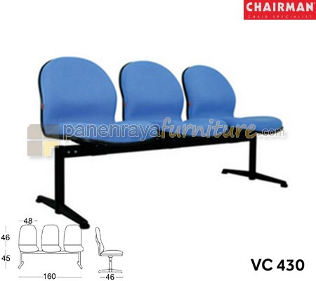 Panen Raya Furniture Kursi Tunggu Chairman VC 430