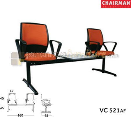 Panen Raya Furniture Kursi Tunggu Chairman VC 521 AF