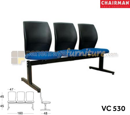 Panen Raya Furniture Kursi Tunggu Chairman VC 530
