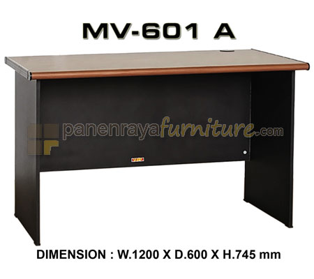 Panen Raya MEJA KANTOR VIP MV 601 A Teakwood 120x60