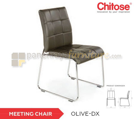 Panen Raya Furniture KURSI KANTOR CHITOSE OLIVE DX
