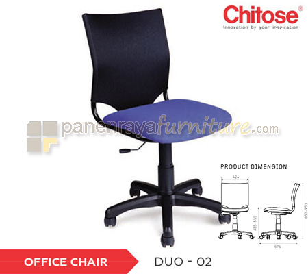 Panen Raya Furniture KURSI KANTOR CHITOSE DUO 02