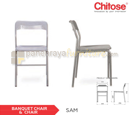 Panen Raya Furniture Kursi Susun Chitose SAMM