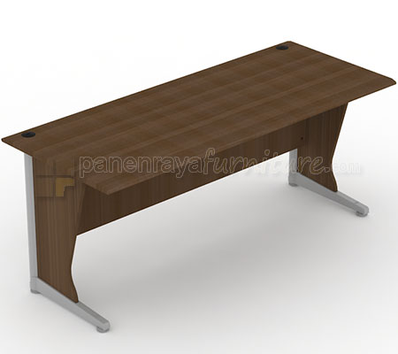 Panen Raya Furniture Meja Kantor UNO UOD 8078 Walnut 180x75x75