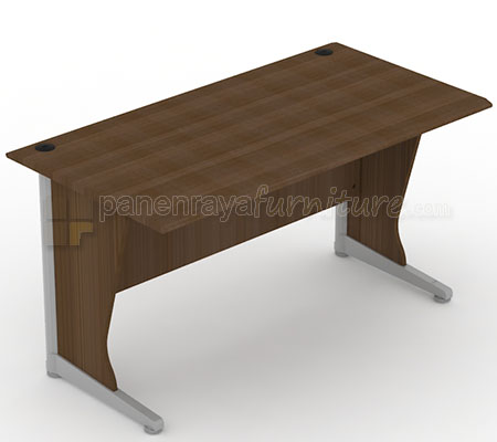 Panen Raya Furniture Meja Kantor UNO UOD 8074 Walnut 140x75x75