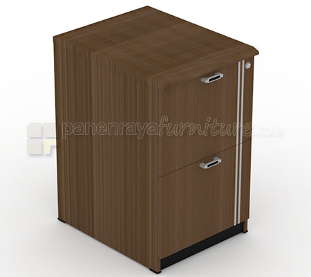 Panen Raya Furniture Filling Cabinet UNO UFL 8272 Walnut 2 Laci