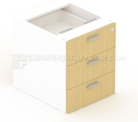 Panen Raya Furniture Laci Gantung Meja Samping UNO UFD 7160 Maple
