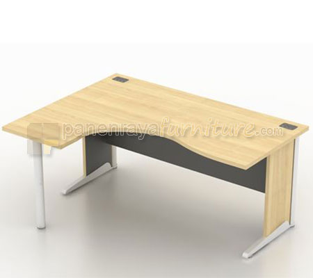 Panen Raya Meja Kantor Modera BSD 1116 L Maple 160x110x75