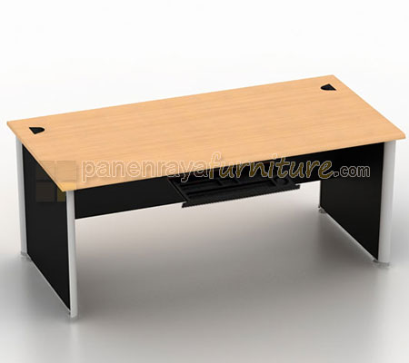 Panen Raya Furniture Meja Kantor Modera EOD 1675 Beech 160x75x75