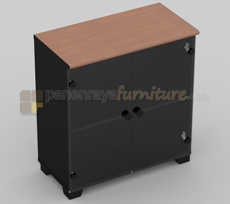 Panen Raya Furniture Lemari Arsip Modera CCL 9493 Cherry 80x41x87
