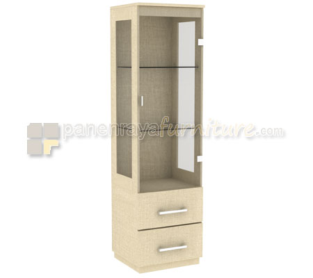Panen Raya Furniture Lemari Pajangan Expo DC 1502 Tecido 48x40x178