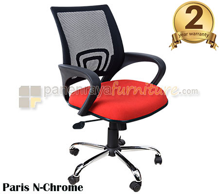 Panen Raya Furniture Kursi Kantor UNO Paris N Chrome