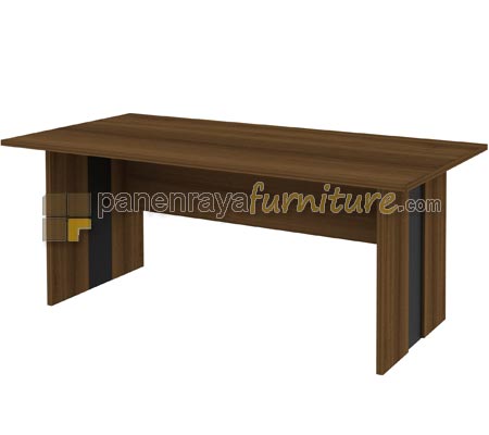Panen Raya Furniture Meja Meeting Persegi Expo MDM 2412 Teakwood 240x120x75