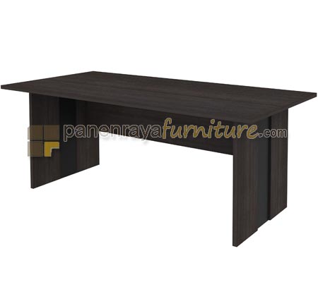 Panen Raya Furniture Meja Meeting Persegi Expo MDM 2412 Dark Oak 240x120x75