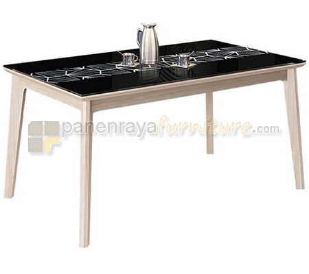 Panen Raya Furniture Meja Makan Siantano DT Osaka Natural 150x90x76