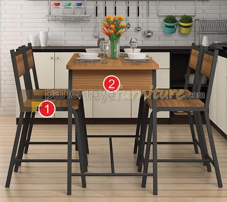 Panen Raya Set Meja Makan 4 Kursi Expo MDN 1202 dan MCH 9201