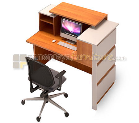 Panen Raya MEJA RECEPTIONIST UNO URS 1932 R Cherry 120x80x110
