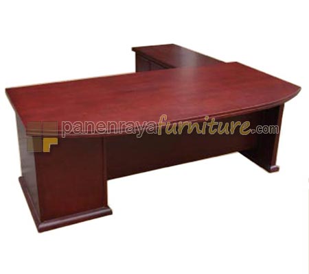 Panen Raya Furniture Meja Kantor Minnoti Presodent Desk plus Side Extention 200x100x75