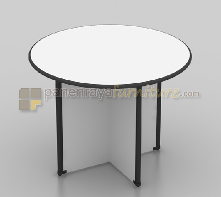 Panen Raya Furniture Meja Meeting Bundar UNO UCT 1781 A Grey 120x120x75