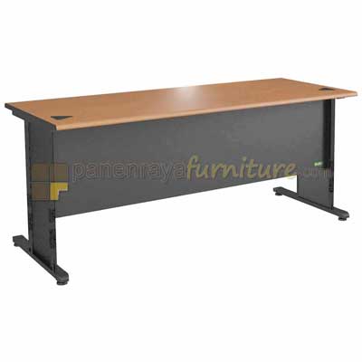 Panen Raya Meja Kantor Euro DOT 1875 Cherry Black 180x75x75