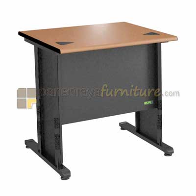 Panen Raya Furniture Meja Kantor Euro DOT 7575 Cherry Black 75x75x75