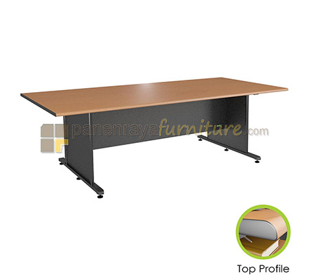 Panen Raya Meja Meeting Persegi Euro DCT 2412 Cherry Black 240x120x75