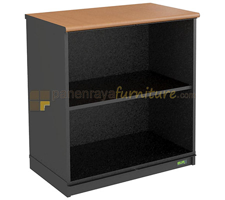 Panen Raya Furniture Rak Arsip Kantor Euro DLC 8181 Cherry Black 80x40x87