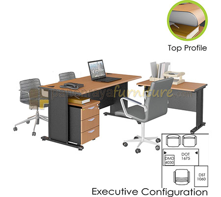 Panen Raya Meja Direktur Euro Diamond Executive Configuration B