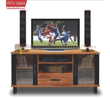 Panen Raya Furniture Meja TV Romaro RTV 0804 Italian Walnut 120x40x58
