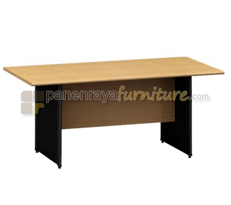 Panen Raya Furniture Meja Meeting Persegi Euro RCT 1890 Beech Black 180x90x75