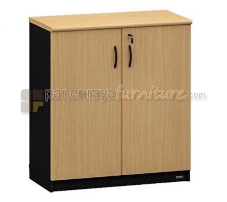 Panen Raya Lemari Arsip Kantor Euro RLC 8183 Beech Black 80x40x87