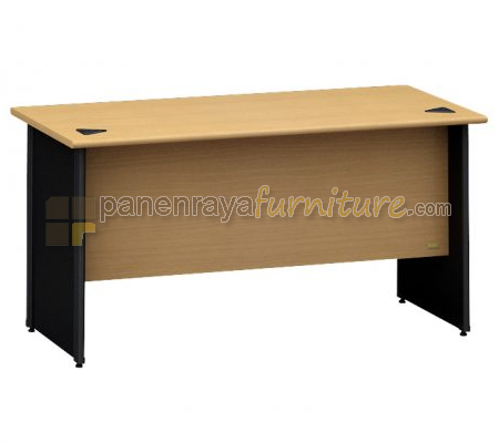 Panen Raya Furniture Meja Kantor Euro ROT 1575 Beech Black 150x75x75