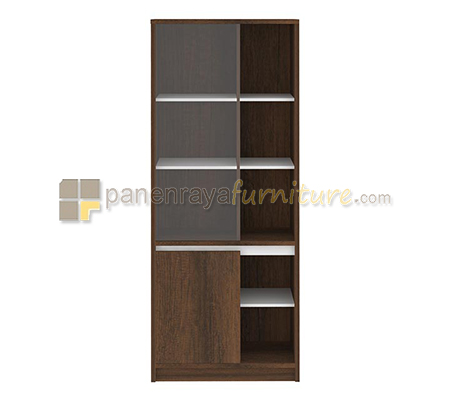 Panen Raya Furniture Rak Buku Tinggi Expo OMB 2001 Matt Wood 80x40x203